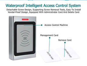 Impermeable 125Khz Caja de metal de alta capacidad Control de acceso al aire libre independiente con función de control remoto - Product Image 3