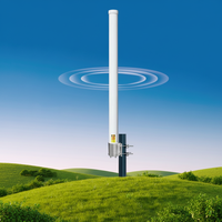 Antenne WiFi Omni Extérieure MIMO 2400-2500 MHz / 5150-5850 MHz à Gain Élevé 12 dBi, Double Polarisation, Résistante aux Intempéries, Signal Stable