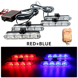 16 LED rouge + bleu