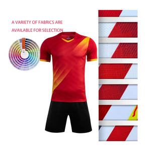 优质足球套装穿定制青年足球球衣男子足球训练球衣套装 - Product Image 4