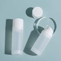 Vente chaude Bouteille cylindrique en PET recyclable 50ml100ml Contenant de crème écologique pour cosmétiques biologiques