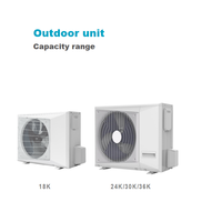 Climatiseur split à conduit T3 High Seer, refroidissement uniquement, 3 tonnes, 36 000 BTU, avec ESMA