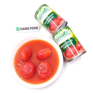 Made in China 252g 400g in scatola pomodori interi biologici in scatola tritati <span class=keywords><strong>pomodoro</strong></span> cibo in scatola - Product Image 4