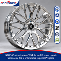 Jantes en aluminium forgé monobloc de haute qualité personnalisées, neuves, CF FORGED, 19-21 pouces, entièrement polies, 5x112, pour coupé 720S