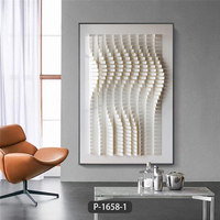 Carreaux muraux abstraits minimalistes modernes de production en série pour meubles de salon