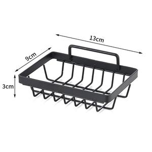 Étagère d'angle murale moderne à double niveau en acier inoxydable pour le rangement du savon et des articles de toilette - Product Image 4