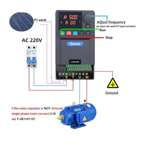 15KW PV Series Variable Frequency Drivers Three Phase 380v <b>Solar</b> VFD MPPT Charge Controller for <b>Solar</b> <b>Pumps</b> PV500-0150G3 3 Phase - Product Image 4