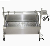 Gepolijste roestvrijstalen anti-corrosie apparatuur voor eenvoudig en langdurig onderhoud van commerciële gehele lamsvleesrotisserie grills