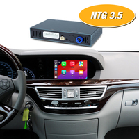 Caja de Conexión Inalámbrica Portátil Plug & Play para CarPlay y Android Auto con Pantalla Dividida y Mirror Link para Mercedes W221 Clase S NTG3.5 2010-2012