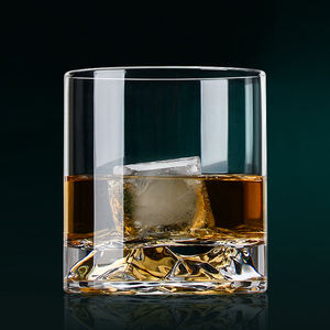 <span class=keywords><strong>Verre</strong></span> à shot personnalisé en cristal, design de luxe, pour vin/brandy/whisky, avec base épaisse motif Montagne enneigée, pour liqueur et bière - Product Image 2