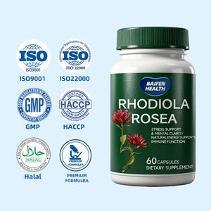 Integratore di Rhodiola Rosea OEM/ODM a Marchio Privato, Supporto Naturale per lo Stress, Migliora la Chiarezza <span class=keywords><strong>Mentale</strong></span> e le Funzioni Cognitive - Product Image 3