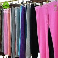 Pantalons de sport en molleton de marque d'occasion, tailles mixtes, vêtements décontractés d'hiver en balles Ukay