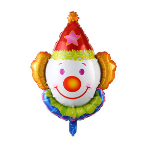 Globo de Aluminio Impreso en 3D Ecológico de 6 Colores con Tema de Payaso para Decoración de Fiestas de Carnaval, <span class=keywords><strong>Feliz</strong></span> <span class=keywords><strong>Cumpleaños</strong></span> Niños - Product Image 3