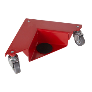 JH-Mech Lot <span class=keywords><strong>de</strong></span> 4 chariots <span class=keywords><strong>de</strong></span> voiture en acier au carbone avec revêtement en poudre rouge et pliage <span class=keywords><strong>de</strong></span> haute qualité pour bureau et coin d'armoire personnalisés - Product Image 6