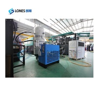 Máquina de Moldeo por Soplado y Estirado de PET Totalmente Automática LS-A1-20L para Fabricación de Botellas de PET de 10L, 20L y 5L con Control PLC