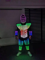 Efun quantité minimale de commande 1 PC promotionnel Programmable écran LED Robot lumineux Costume échasses marcheur Led Costume événement avec batterie barre de fête