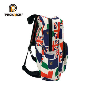 Mochilas Escolares de Estilo Inglés Personalizadas de Poliéster Plegable, Nylon Oxford y Softback para Portátil con USB para la Vida Diaria - Product Image 2