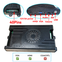 Console de jeu 3D Pandora Saga Box 12 Retro Arcade PCB Board en métal et fer, garantie 1 an, WIFI, avec prise en charge de l'anglais et du japonais