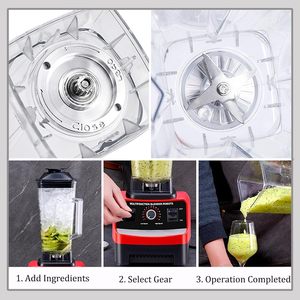 Mixeur-blender électrique 2-en-1 pour smoothies et jus, usage intensif, qualité commerciale - Product Image 4