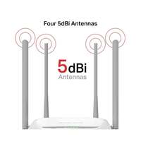 Router Inalámbrico N MW325R de 4 Antenas, 300Mbps, Amplificador de Señal Wi-Fi de Largo Alcance con Puerto RJ45 para Uso Residencial