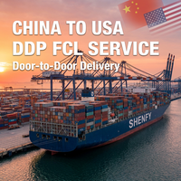Agente de Transporte Marítimo DDP FCL de China a Estados Unidos, Agente de Envío Profesional Confiable, Manipulación de Carga Rápida y Segura