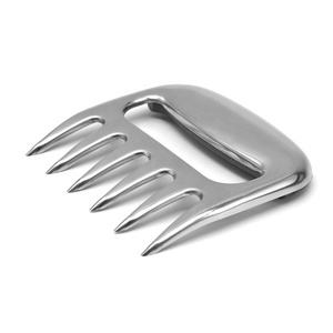 Divisor de carne de tenedor de garra de oso de acero inoxidable, herramienta para asar a la parrilla, una herramienta perfecta para rebanar pollo en tiras finas - Product Image 5