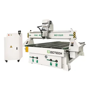 Hot selling advertising CNC router machine 1325 acrylic PVC cutting rotary woodworking engraving machine