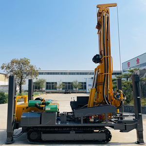 Plataforma de Perforación de Pozos de Agua de 450 m de Profundidad, Totalmente Hidráulica, UY450, Montada sobre Orugas, con Motor Diésel, Caja de Cambios, Bomba y Motor - Product Image 1