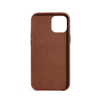 Étui de téléphone magnétique en cuir véritable simple et original avec design luxueux pour 12 Pro Max