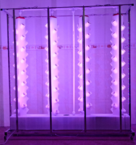 Sistema di Coltivazione LED da Giardino per Interni con Nutrienti Aeroponici Idroponici Verticale Rotante a <span class=keywords><strong>Torre</strong></span> - Product Image 5