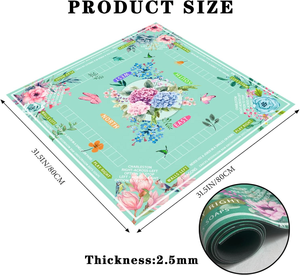 Tapis de Mahjong Américain Imperméable Antidérapant Pliable avec Réduction du Bruit et Sac de Transport pour la Maison et les Voyages - Product Image 5