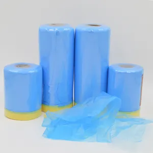 Covering tape automobile care Pre-tape masking film adhesive tape cover paint Blue