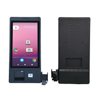 Soporte de pared 15,6 21,5 23,8 27 32 pulgadas Gana Linux Debian Ubuntu Android Tablet quiosco con impresora lector de código QR NFC RFID