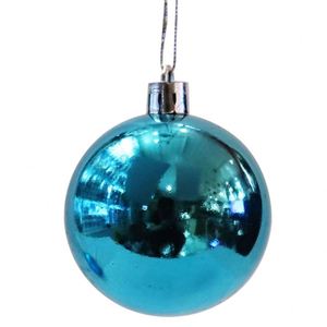 Custom Matte Shiny Green Glass Christmas Tree Ball Ornament Hanging Bauble with Own Logo for Promotional Gift - Product Image 6