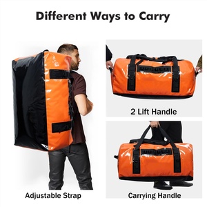Sac de voyage multifonctionnel super imperméable et léger de 120 L, sac de sport robuste pour la navigation de plaisance, le kayak, la moto - Product Image 2
