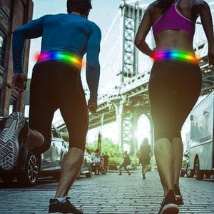 Malla portátil para montar en motocicleta, lámpara luminosa LED con recarga USB, cinturón de cintura para entrenamiento, correr y Deportes - Product Image 5