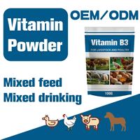Poudre de vitamine B3 d'additif alimentaire, supplément de niacine pour rehausseur de santé de volaille de bétail de poulets