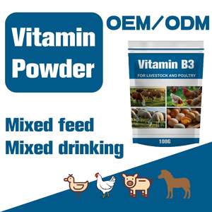 Poudre de vitamine B3 d'additif alimentaire, supplément de niacine pour rehausseur de santé de volaille de bétail de poulets - Product Image 3