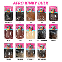 BELEZA 350 #   Estensioni per trecce afro kinky da 12 pollici, dreadlock boho, estensioni per capelli a molla Marley Bulk
