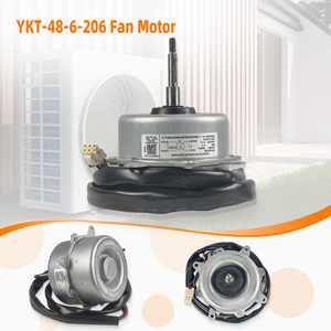 محرك مروحة خارجي YKT-48-6-206، تيار متردد 220-240 فولت، 50/60 هرتز، 0.40/0.47 أمبير، 48 واط، دوران عكس عقارب الساعة، 6 أقطاب، قطع غيار لمكيف الهواء 48 واط - Product Image 2