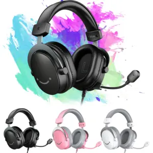 Fifine H9 7.1 casque de jeu Gamer 3.5mm casque de jeu filaire casque de jeu sur-oreille pour PC