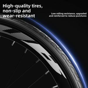 Vélo de route transfrontalier en gros avec guidon coudé, double frein à disque, <span class=keywords><strong>cadre</strong></span> en alliage d'aluminium, roues 700C, guidon plat pour <span class=keywords><strong>homme</strong></span> - Product Image 6