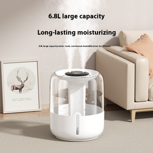 3.8L büyük kapasiteli sıcak ışık Humidificateur Ultrasons <span class=keywords><strong>Mini</strong></span> nemlendirici serin ev için buhar makinesi taşınabilir masaüstü nemlendirici - Product Image 4