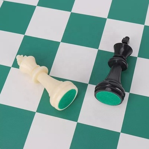 Portable Folding Regulation Tournament Roll-Up Staunton <strong>Chess</strong> Mat <strong>Board</strong> and <strong>Chess</strong> Pieces Game Set With Travel Storage Bag - Product Image 5