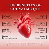 Comprimés à croquer multivitaminés CoQ10, Coenzyme Q10 avec Vitamines C & E, Supplément Antioxydant pour le Cœur, l'Énergie et le Soutien Immunitaire