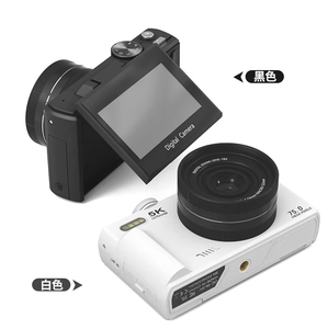 WD08 Kamera Digital 3.0 "layar lipat WIFI Zoom Digital 4K Vintage Vlog perekam Video kamera Webcam YouTube - Product Image 2
