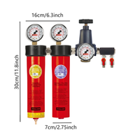 Pistol Semprot Airless Pneumatik 2-Tahap FILTRY LAKIERNICZE POWIETRZA untuk Kabin Cat ITALCO