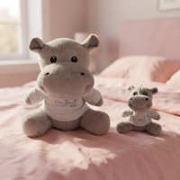 Peluche Hippopotames Personnalisée – Conception Sur Mesure, Petit Animal en Peluche Personnalisé, Porte-clés Sac à Dos, Jouets Doux, Peluche Anime Personnalisée