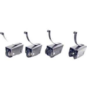 Poulies latérales pour porte coulissante Kaishengxi, double rangée de came de 24 mm, pour portes de placard à cadre en aluminium - Product Image 1