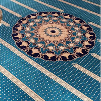 Tapis de prière musulman de qualité supérieure pour mosquée, tapis islamique en rouleau